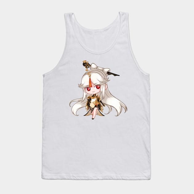 Ningguang chibi Tank Top by HellaKumii